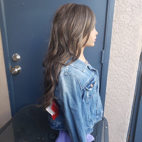 NEW Lyndon wig by Rene of Paris, Truffle Brown, lace fnt, mono part, romantic - Picture 4 of 13